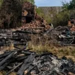 Fire in Kretinga district turned into a dangerous incident: a box with cartridges was found in the flames