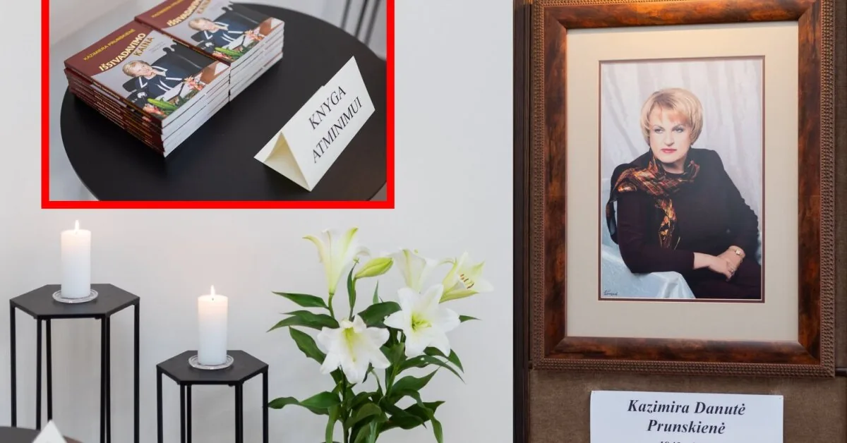 In Vilnius – a quiet farewell to Kazimira Prunskiene: close people and relatives gather