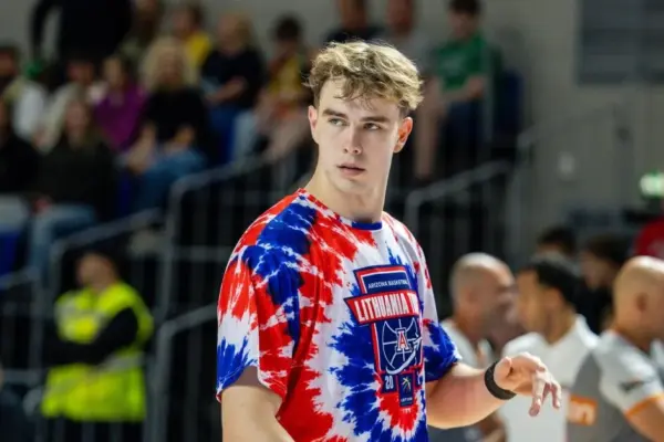 Krivas, who blocked Lithuanian throws, revealed a new detail of his game