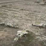 Unidentified aircraft struck a military airbase in Syria