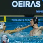 Lithuanian young water polo players played against Russians