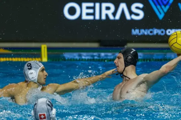 Lithuanian young water polo players played against Russians