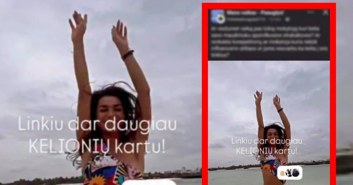 Seeing where her photo ended up – a famous Lithuanian teacher decided not to stay silent: "Since when...?"