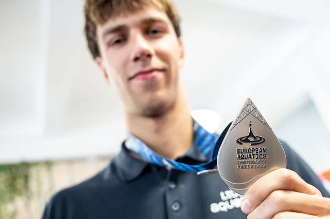 Pauliaus Peleckio / BNS nuotr./Lietuvos plaukimo rinktinė grįžo iš Europos plaukimo čempionato