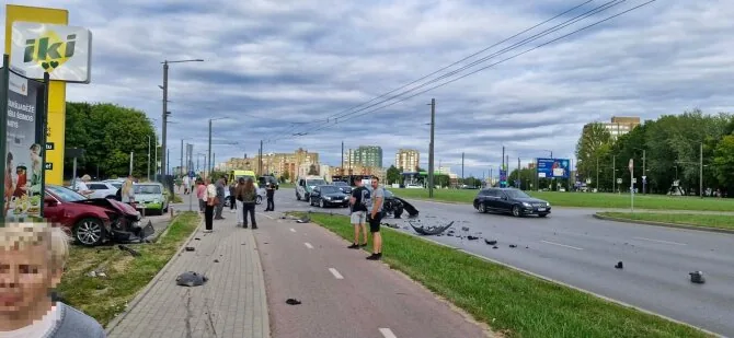 15min skaitytojo nuotr./Avarija Kaune
