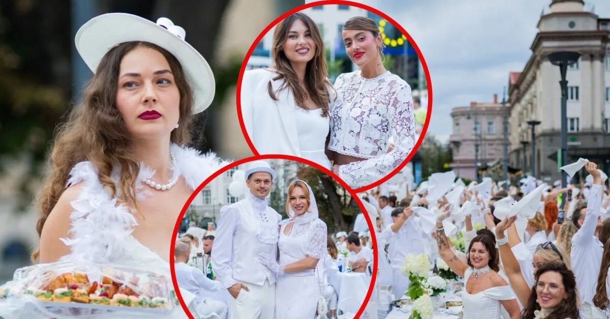 Heaven's grace and a long-hidden place: Vilnius celebrated the White Dinner, participants – like from a fairy tale