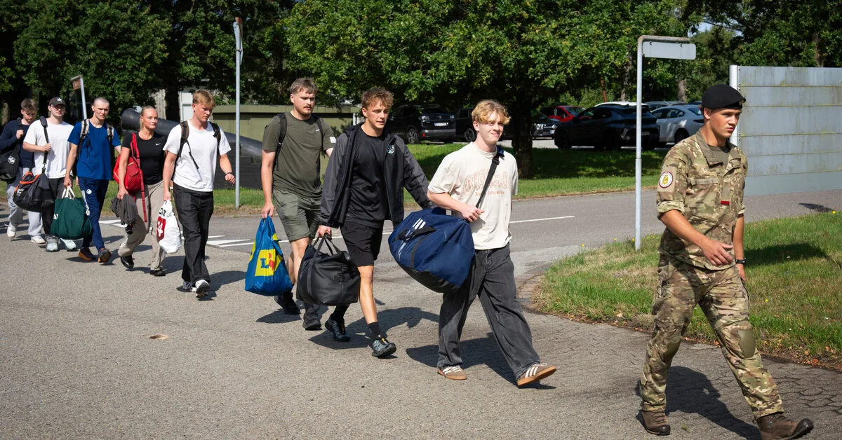In Denmark, young people have started extended military service: among them is the country's princess