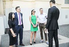 Moment from Akvilė Matukaitė and Laimonas Kisielius wedding