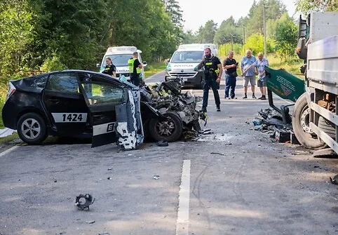 Accident near Nemenčinė