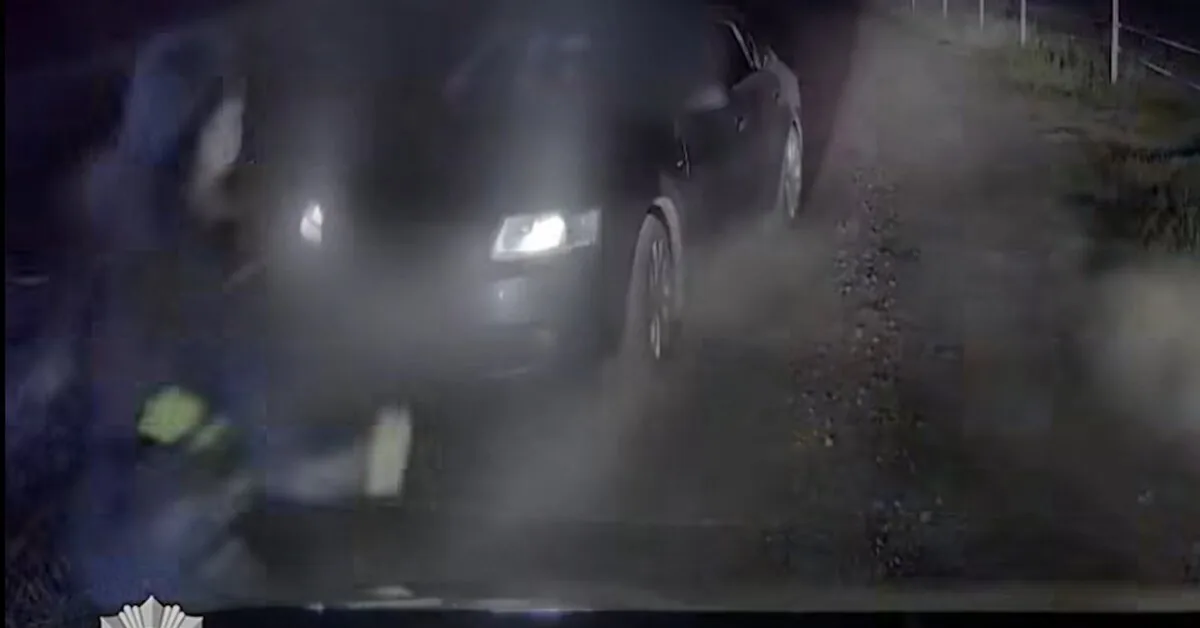 After the report of a dangerous armed incident – police chase: footage released