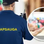 The guy who took a photo of the store sign had to explain himself to the security guard: "Since when are there such rules?"