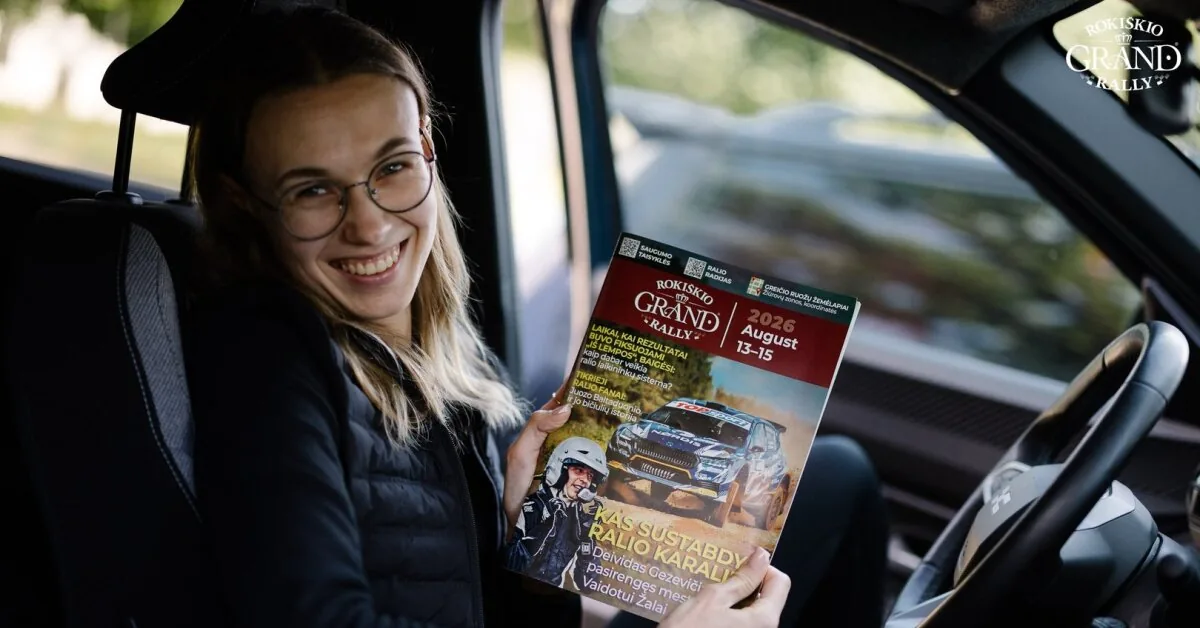 „Rokiškio Grand Rally“ magazine – not only maps: exclusive stories, rally behind the scenes, and all information for spectators