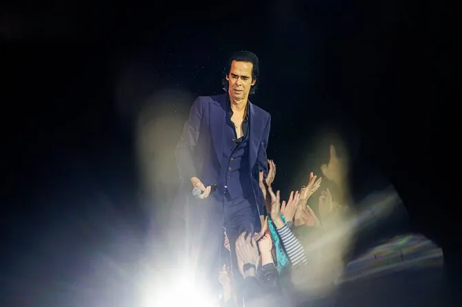 Gretos Skaraitienės / BNS photo / „Nick Cave & The Bad Seeds“ concert at Vilnius Kalnų Park