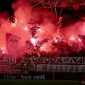 Active Hajduk club fans Torcida