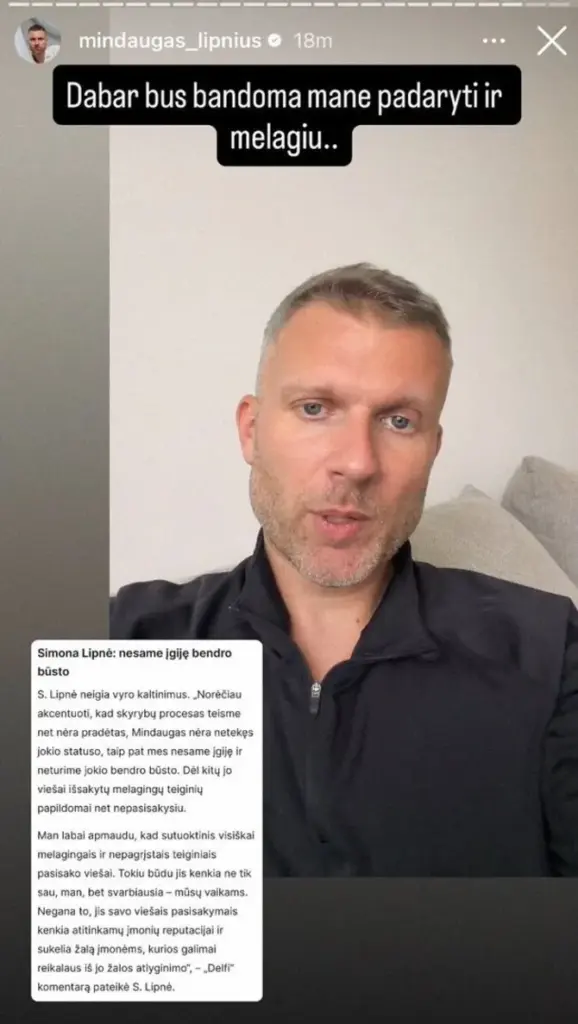 Mindaugas Lipnius's post