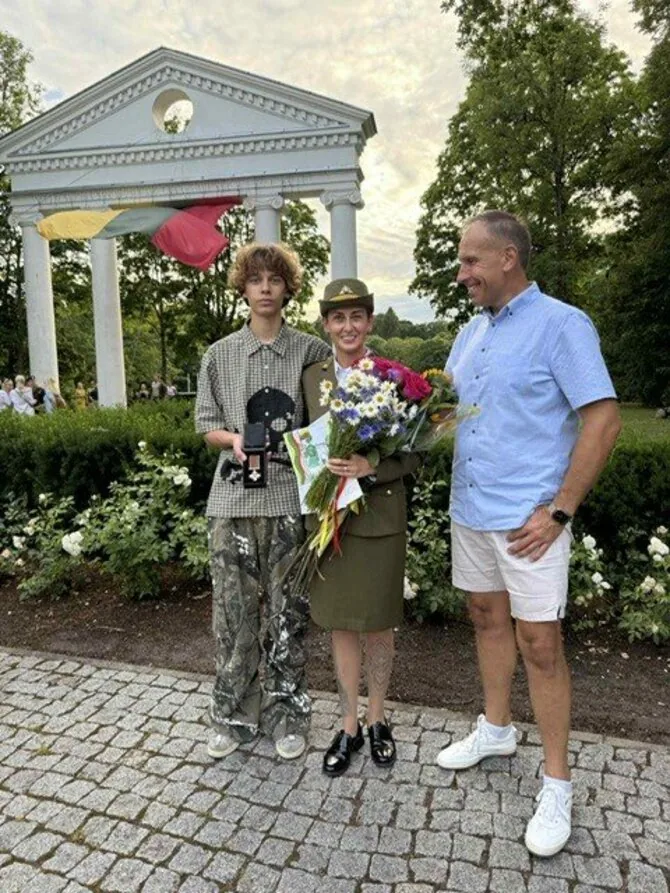 Personal photo/Giedrė is proud to have become a riflewoman