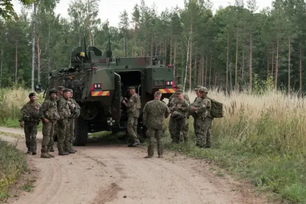 The Latvian army revealed which country's drone was shot down last week