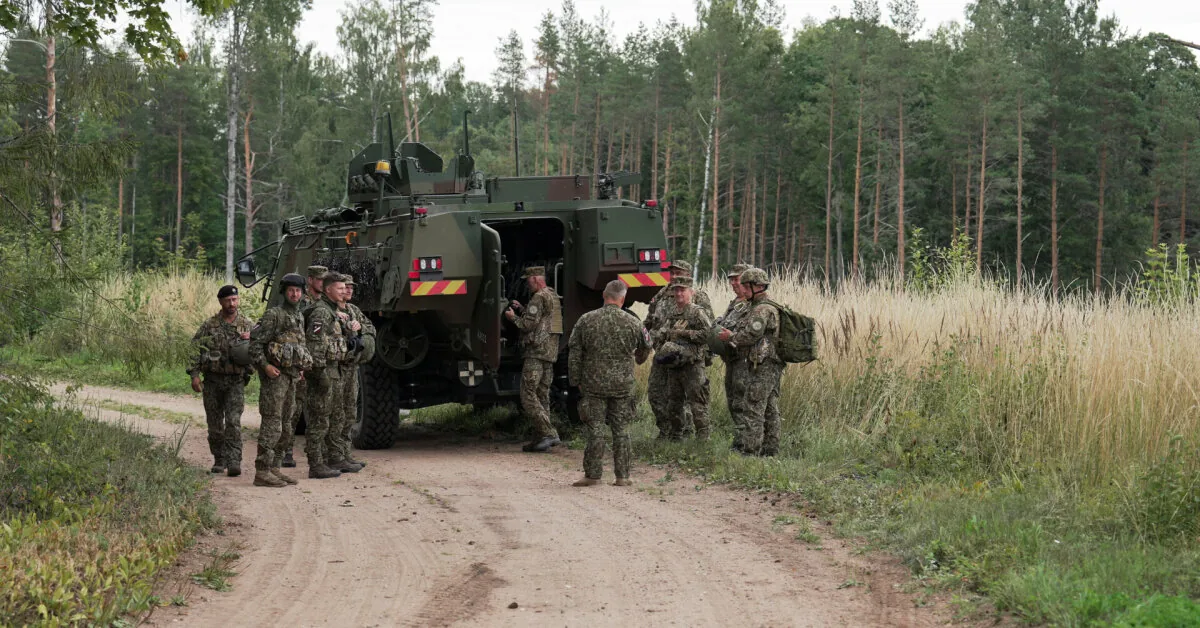 The Latvian army revealed which country's drone was shot down last week