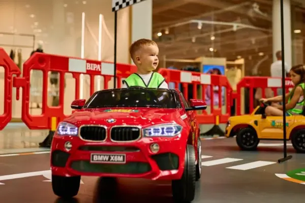This time behind the wheel – the very youngest: PLC "Mega" invites children to try driving on a real track