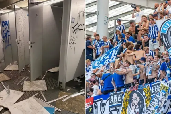 Victory celebrated by damaging the stadium: outraged Estonians promise to seek justice