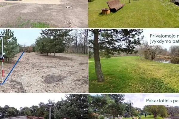 In Palanga, a repeated violation was detected: released state land is occupied again