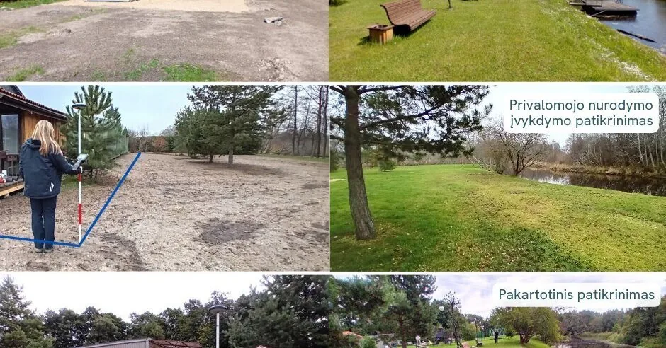 In Palanga, a repeated violation was detected: released state land is occupied again