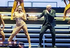 Pitbull concert in Kaunas