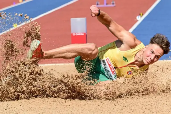 Benkunskas completed the first day's trials at the European Championship