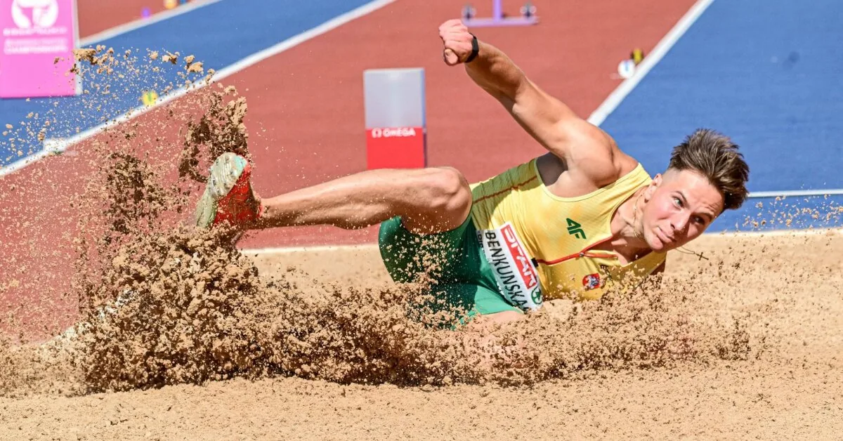 Benkunskas completed the first day's trials at the European Championship