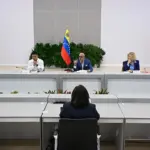 The first day of negotiations on political transition in Venezuela has ended
