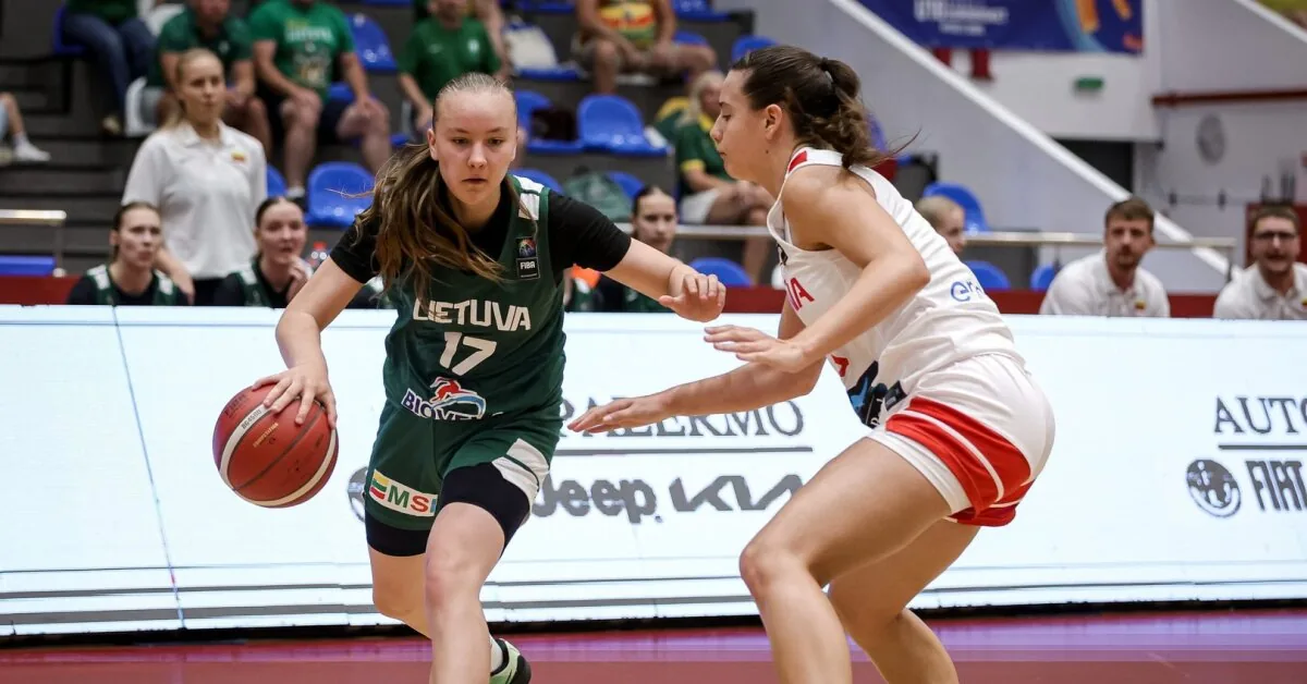 Lithuanian 16-year-olds lost to Spain by 91 points difference