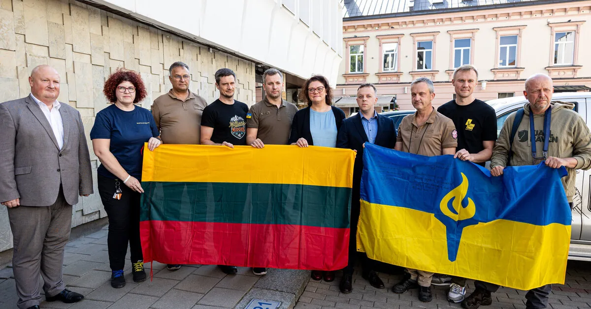 Doctors returning from an internship in Ukraine welcomed in Vilnius