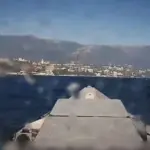 Ukrainian military intelligence shares footage of marine drones flying to Crimea