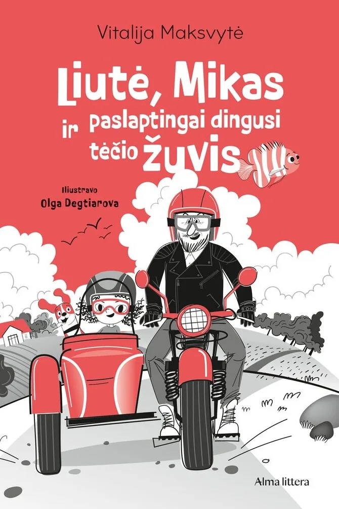 Publisher's photo/„Liutė, Mikas ir paslaptingai dingusi tėčio žuvis“
