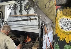 Blacksmith V. Kuzinas' workshop