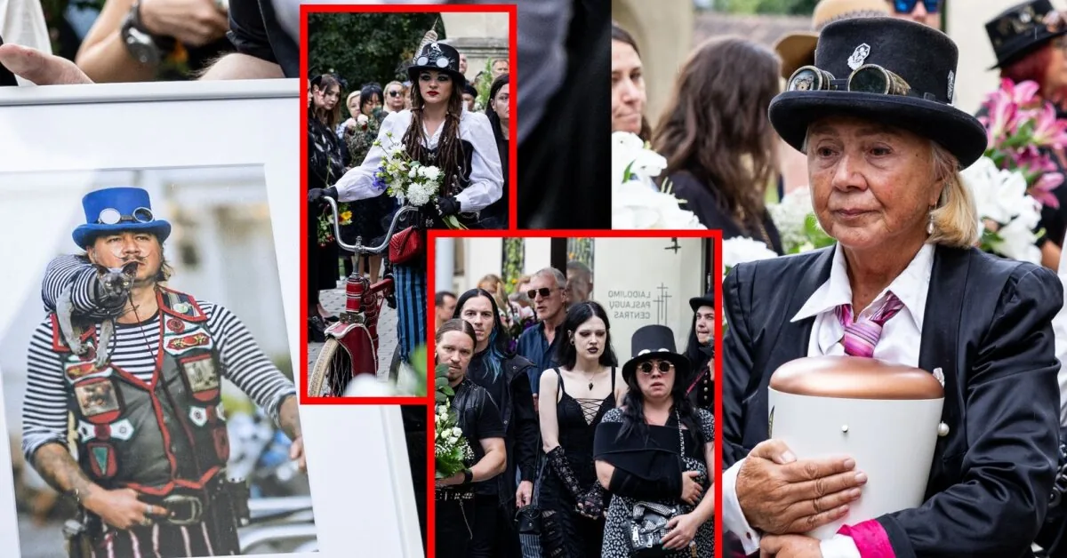 Suddenly deceased Donatas Dubauskas sent off on his final journey: bicycles and a special gesture from friends at the funeral