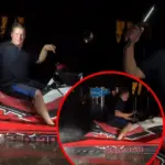 After the storm in Vilnius district – like in Venice: captured how a jet ski is speeding through the flooded Avižieniai roundabout?