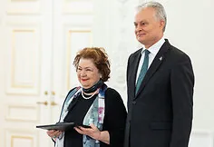 Violeta Palčinskaitė, Gitanas Nausėda