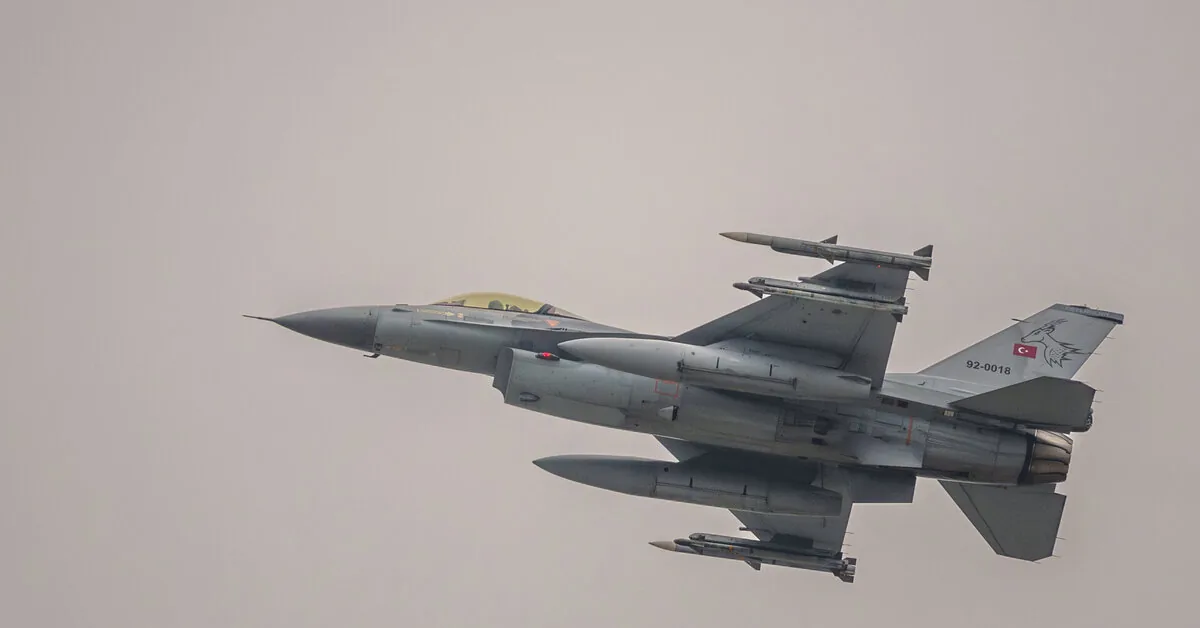 F-16 fighter jet crashed in Turkey, pilot safely ejected