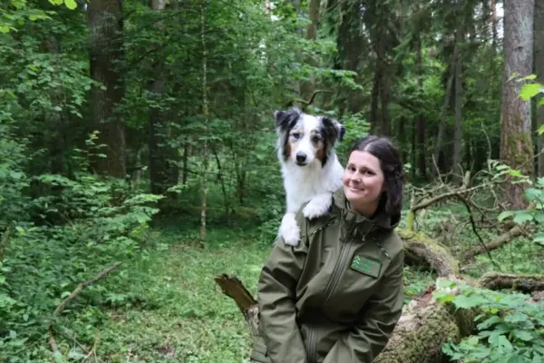 From the bank to the forest: Agnė's profession was inspired by her grandfather's photo and crowned by "Agility" sports achievements