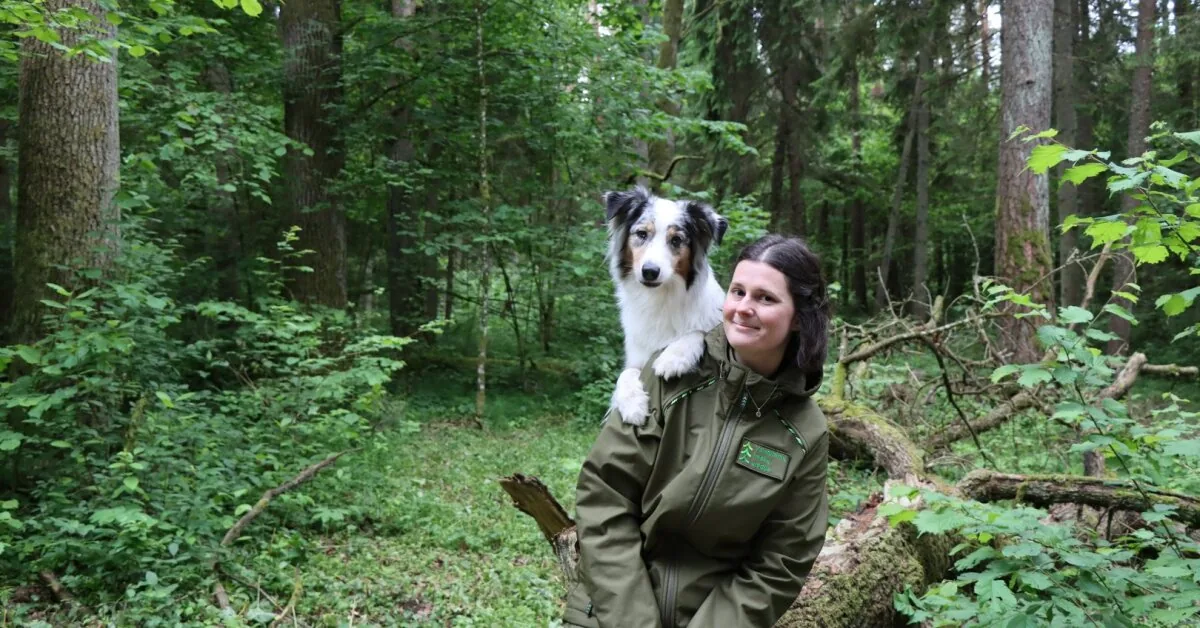 From the bank to the forest: Agnė's profession was inspired by her grandfather's photo and crowned by "Agility" sports achievements