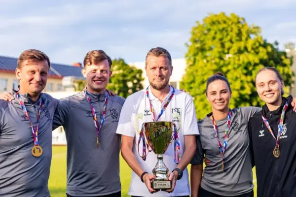 After an 11:1 victory, Lithuanian girls won the Baltic Cup: "Felt like flying on wings"