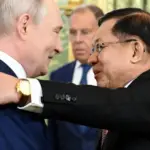 Vladimir Putin received the leader of Myanmar at the Kremlin