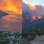 Holiday horror: Greece saves a popular resort from the flames