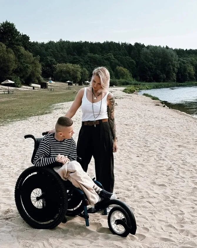 Asmeninio archyvo nuotr./Evelina Laucė su sūnumi