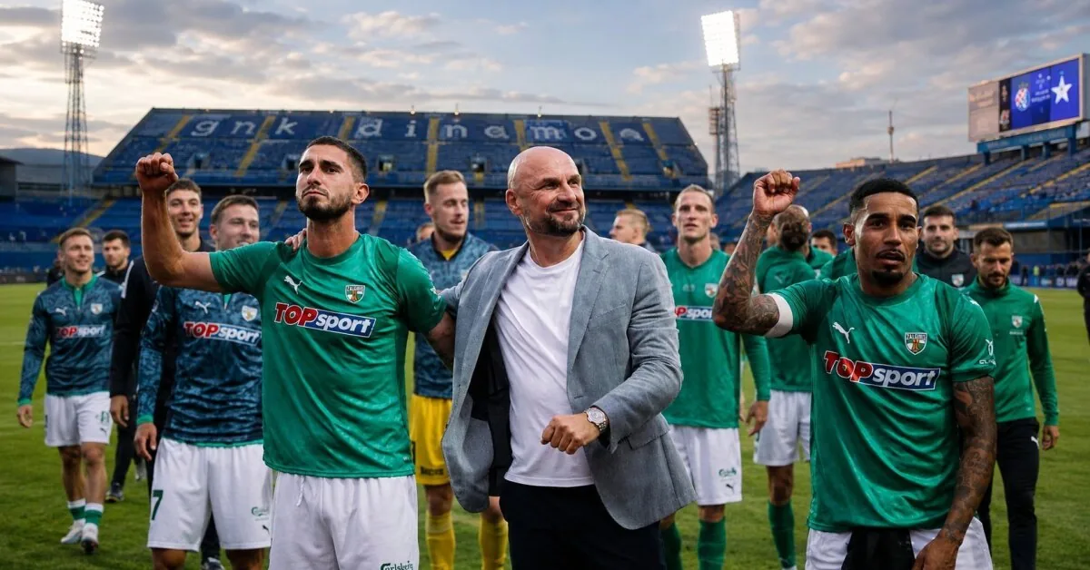 Before "Kauno Žalgiris" – and the monument of promises in Zagreb: it is crumbling, but still intimidating