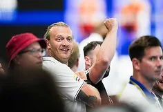 Tomas Navikonis won silver. Giedrius Titenis