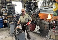 Blacksmith Vladas Kuzinas