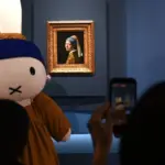 The masterpiece "Girl with a Pearl Earring" exhibited in Japan