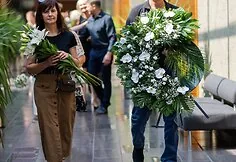 Farewell to Stasys Liupkevičius at the funeral home „Broken String“
